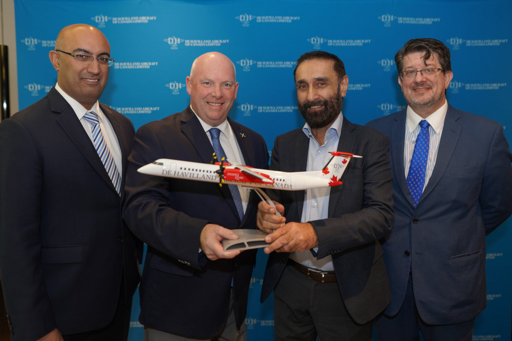 دي هافيلاند كندا توقع اتفاقية مع فالكون للطيران لتقديم الدعم لمشغلي طائرات داش 8 – 400